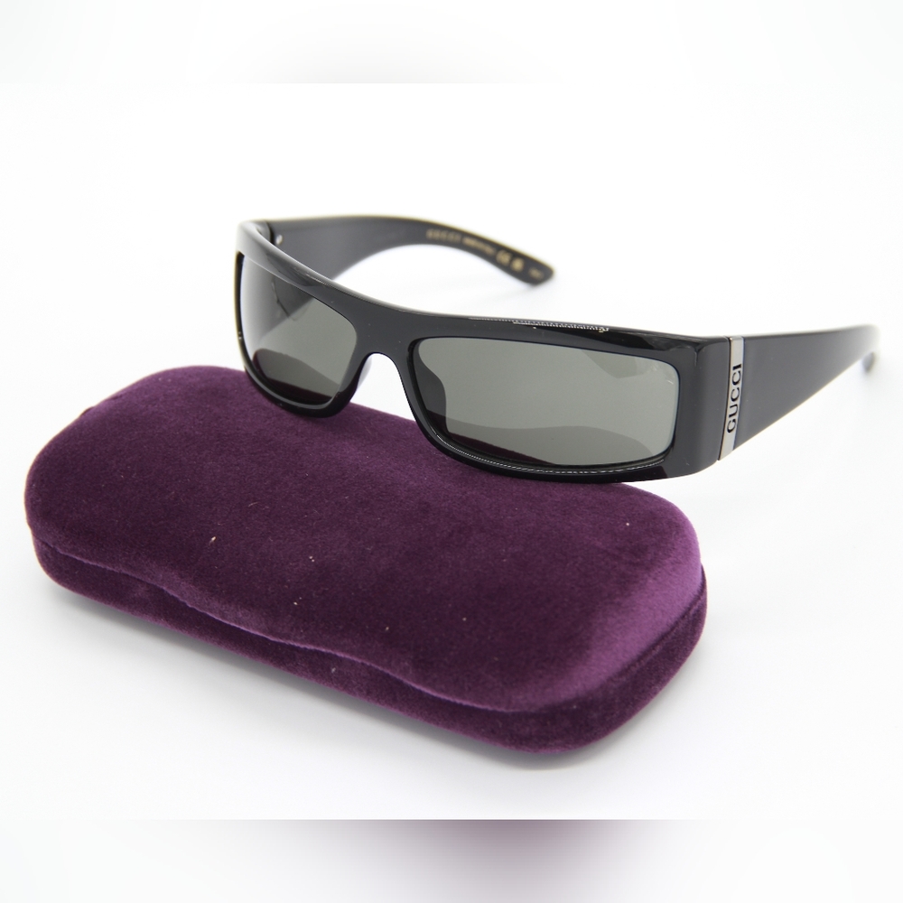 NEW GUCCI SUNGLASSES GG1492S BLACK UNISEX EYEWEAR - Picture 2 of 13